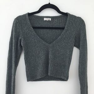Wilfred Free Long Sleeve Crop Sweater